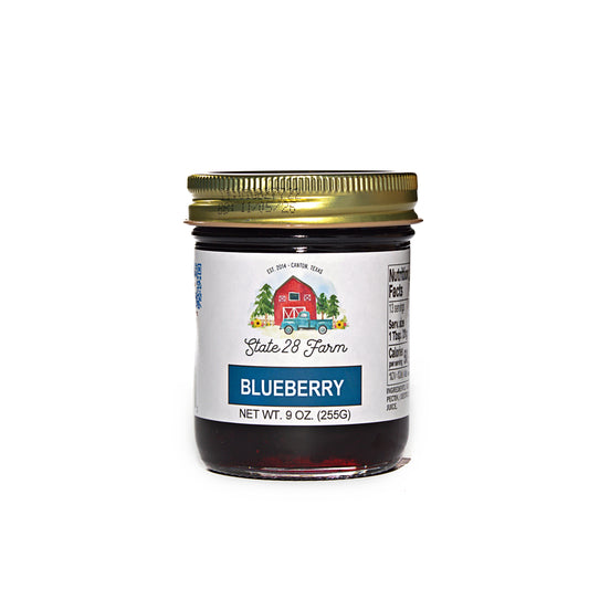 STATE 28 FARM BLUEBERRY JAM 9 OZ