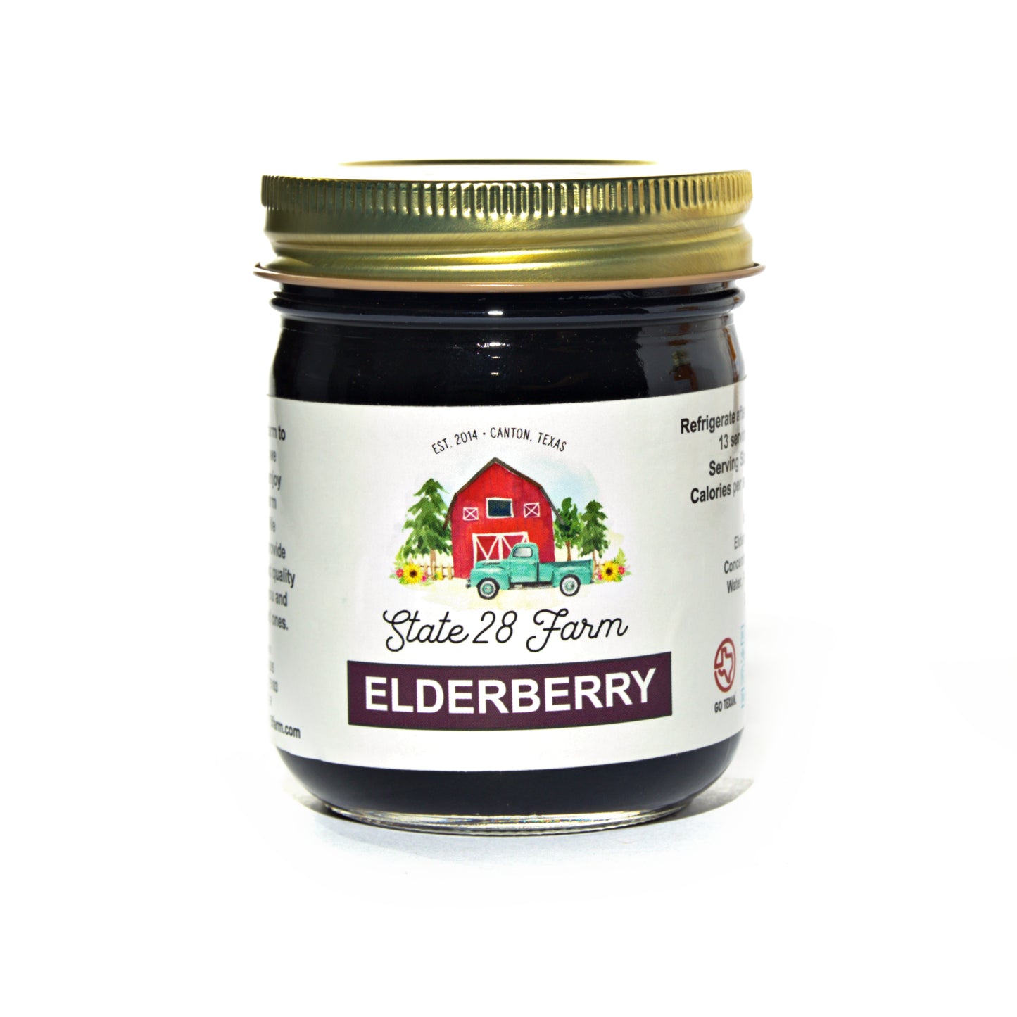 STATE 28 FARM ELDERBERRY JELLY 9 OZ