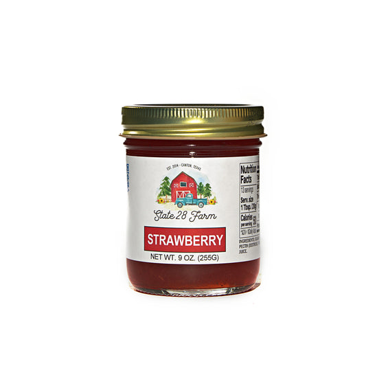 STATE 28 FARM STRAWBERRY JAM 9 OZ