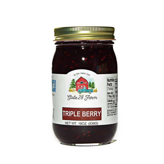 STATE 28 FARM TRIPLE BERRY JAM 19 OZ